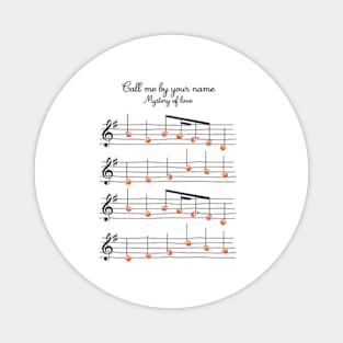 Call me by your name mystery of love peaches song fan art Magnet